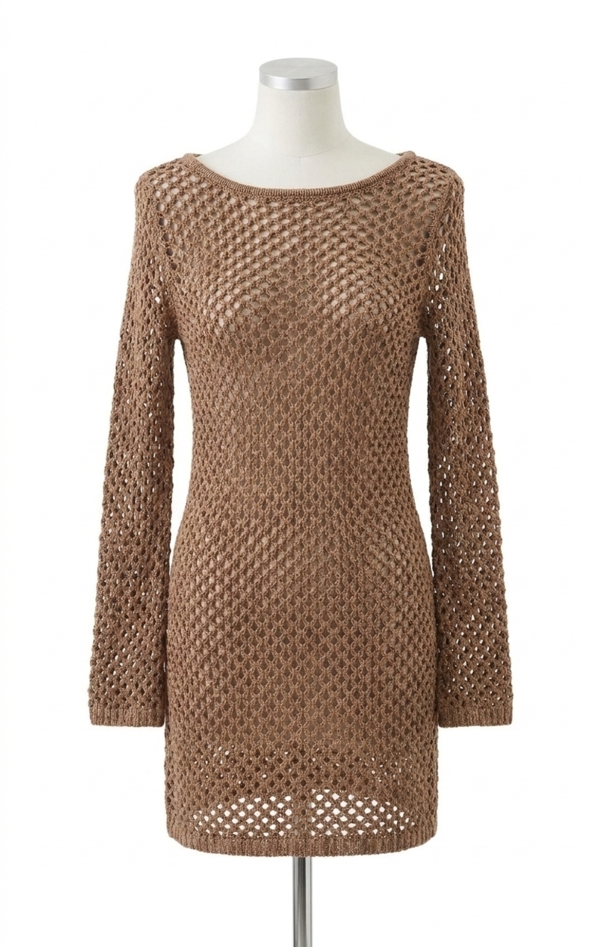 NEW Z SUPPLY calabria shimmer crochet dress in campfire